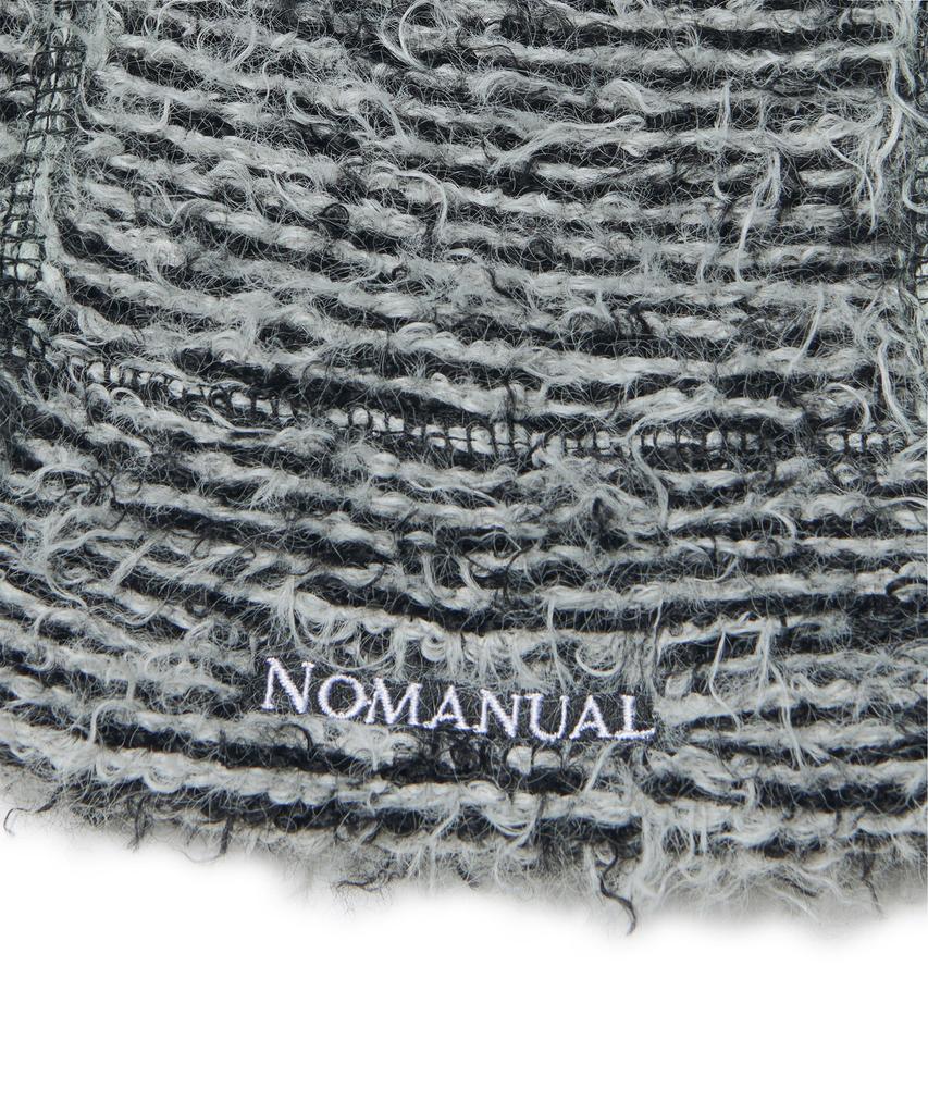 Nomaenyueol Nest Hairy Beanie - Mixed Black