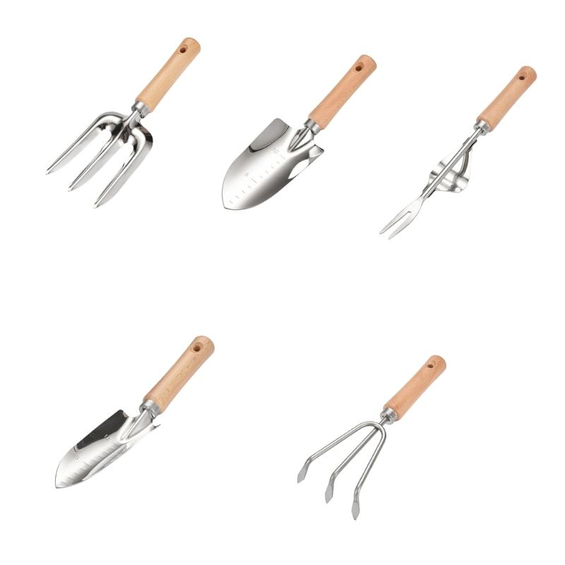 Mini Gardening Potting Tools Handle Spade Shovel Rake Shovel Multifunctional Household Plants Bonsai Succulent Tools