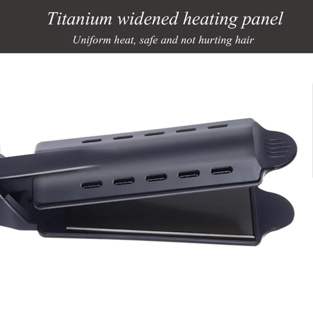 Temperature Adjustable Hair Straightener Wide Plate Professional Straightener Flat Iron  Home Use
