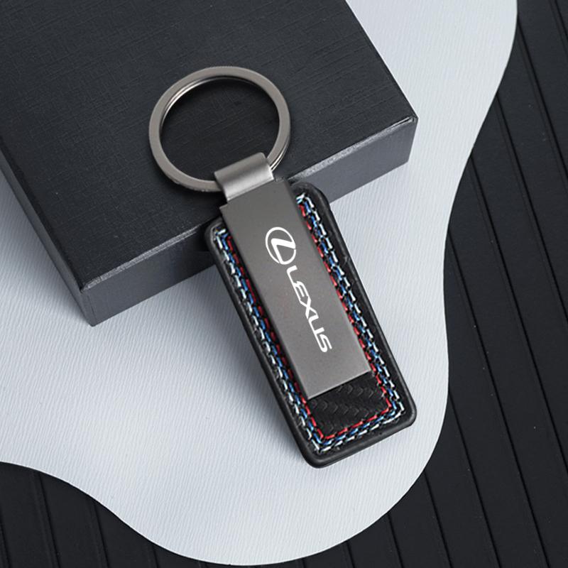 3D Metal Car Logo Key Ring Keychain For Lexus ES RX NX LS UX LM LX GX LC RZ IS CT GS RC HS SC TX LBX Auto Decoration Accessories