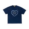 HUMAN MADE SS25 T-Shirts Unisex Indigo Crew Neck Moderate Straight Fit HM29CS044