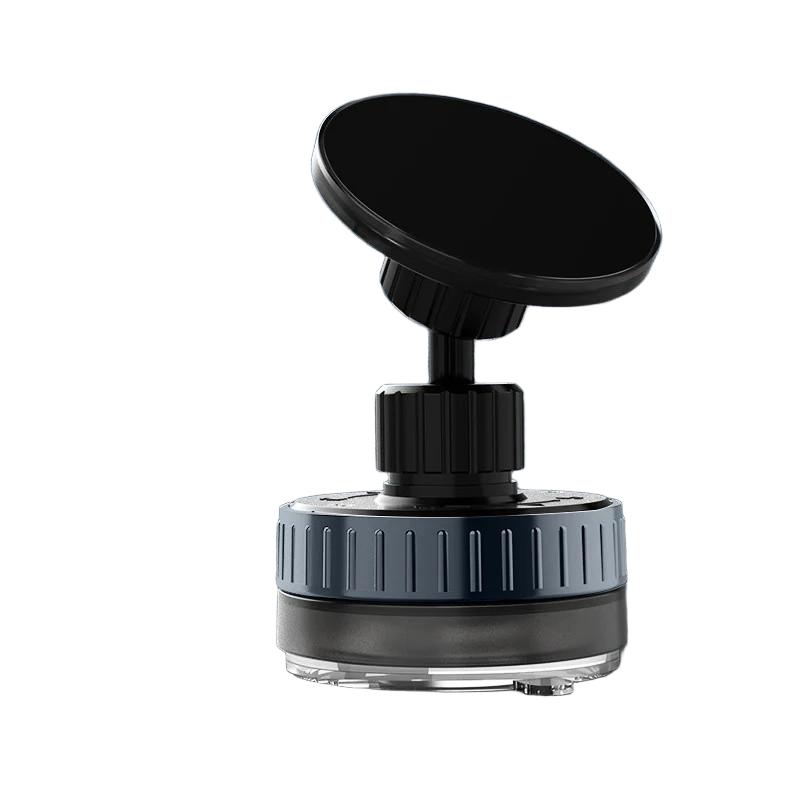 

Крепление для автомобиля с вращением на 720 градусов, держатель для мобильного телефона, магнитная вакуумная адсорбция, универсальный автомобильный кронштейн-держатель чёрный