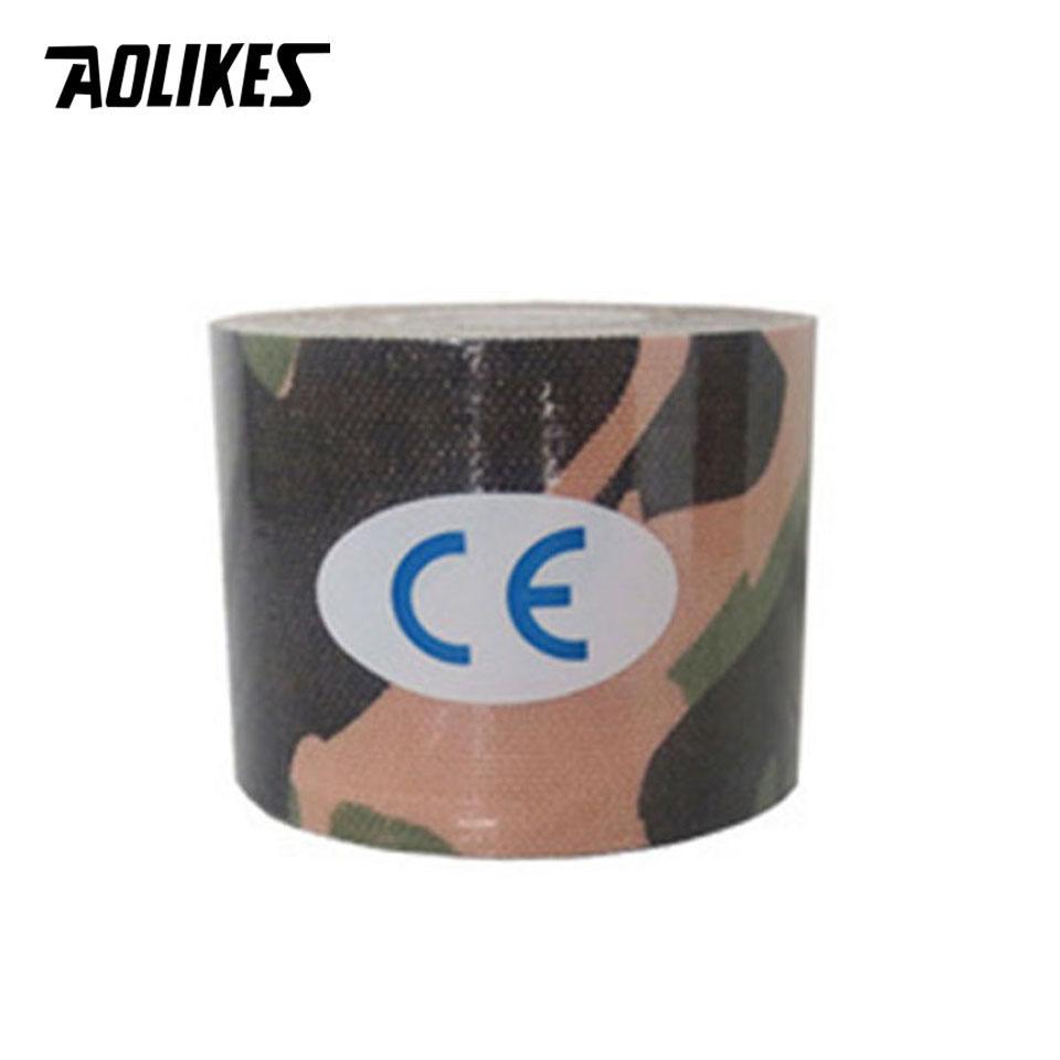 Aolikes 2 Size Kinesiology Tape Breathable Waterproof Sports Tape for Knee Muscle Pain Relief Athletic Recovery