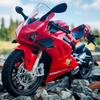1/12 Ducati Panigale V4S Alloy Racing Cross-country Motorcycle Model Simulation Toy Street Motorcycle Model Collection Kids Gift