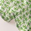 1 Piece Of Banana Leaf Patterned Frosted Bedsheet, Bedroom Printed Bedspread, Bedding (Excluding Pillowcases)