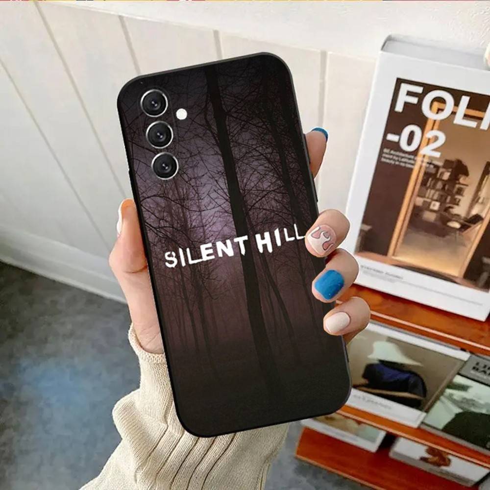 Horror Games Silent Hill Phone Case Phone Case For Samsung Galaxy A13,A21s,A22,A31,A32,A52,A53,A71,A80, Soft Black Shell