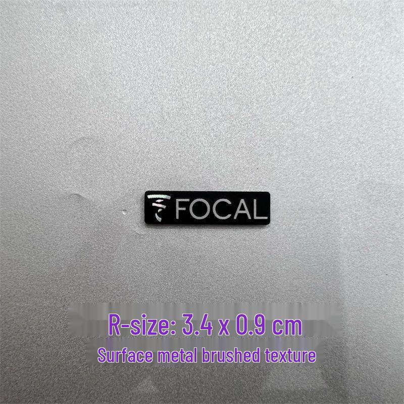 Dekorative Metallaufkleber für Auto-Audio-Lautsprecher von Bose, Harman Kardon, JBL.