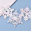 Diy Crystal Epoxy Mold Christmas Series Three-in-one Snowflakes Hanging Pendant Jewelry Silicone Mold for DIY Craft