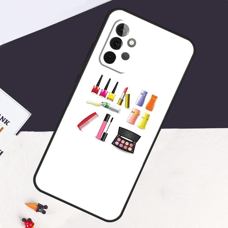 Nail Polish Cover For Samsung Galaxy A54 A34 A14 A51 A71 A50 A52S A73 A53 A33 A13 A12 A52 A32 A22 Back Case