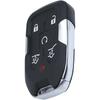 1Pcs Car Key Fob Keyless Control Entry Remote HYQ1AA 6 Button Vehicles Replacement Compatible with Suburban Tahoe Yukon XL 13580802
