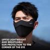 Gobygo 1Pcs Upf50+ Summer Sunscreen Mask Light Breathable Shade Eye Protection Uv Protection Ice Silk Masks Men Women Unisex