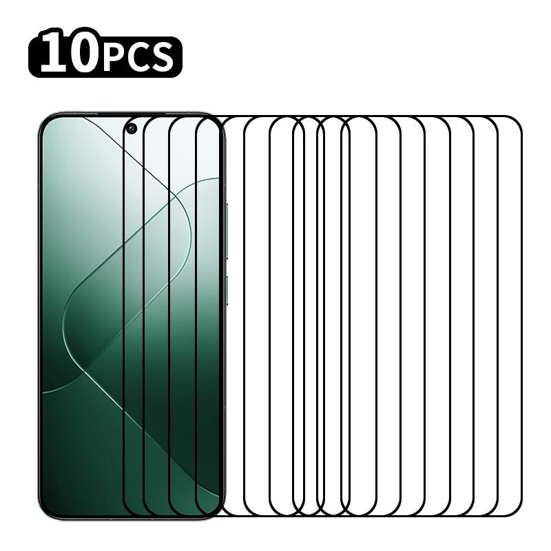 

RURIHAI 10Pcs For Xiaomi 14T Pro/14T High Aluminium-Silicon Glass Film 0.26mm 2.5D Secondary Hardening Screen Protector Type A