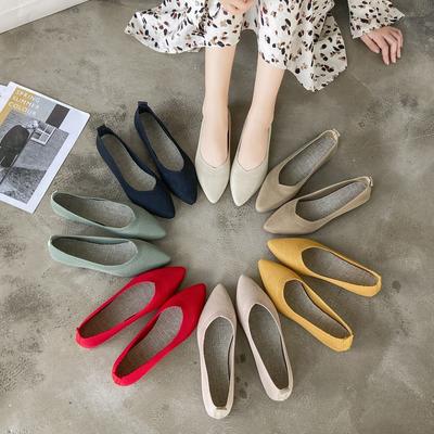 Mode Koreanische Schuhe Damen Mokassins Lässige Damen Sneaker Spitzschuh Flache Slipper Weich Herbst 2025 Sommer Neu Comfor