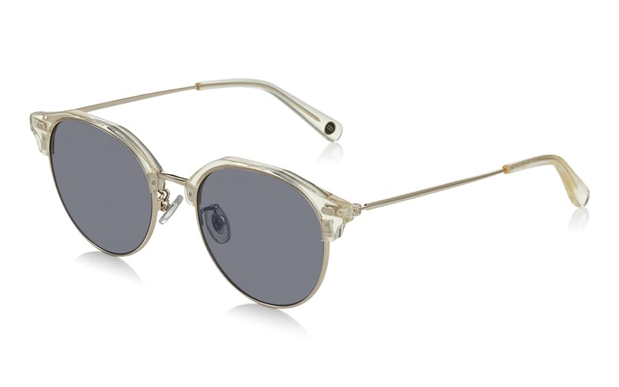 OWNDAYS Brow Crown Panto UV Clear Sunglasses, Protection, Yellow, SUN1066T-2S-C3