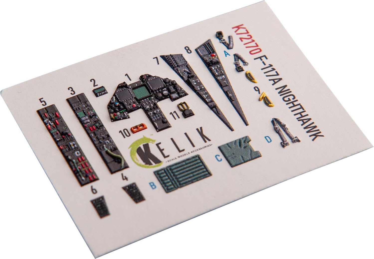 

Reskit Interior 3D Decal Plastic Model Decal RSKK72170 1/72 F-117A (for Hasegawa) (Airplane)