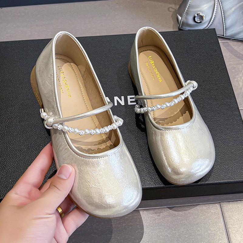 

Женская обувь Jane 2025 новинка с юбкой лето Мэри балетки на плоской подошве одинарная обувь женская ночной бриз нежная обувь на мягкой подошве обувь Doudou 40 золотой