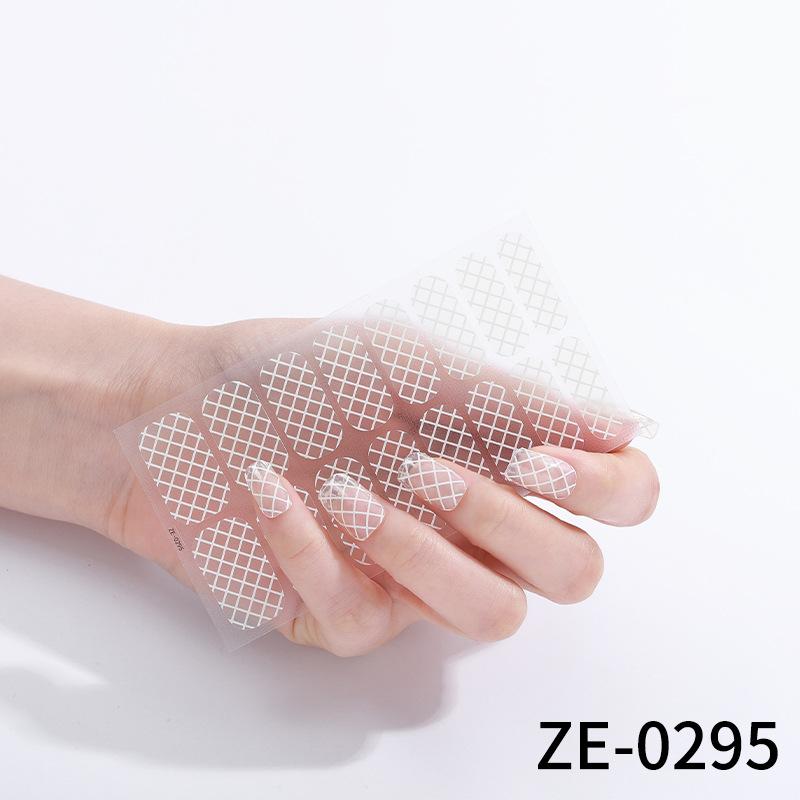 1/3pcs Women Hot Nail Sticker Plastic Sticker Nail Sticker Decals Art Casual Fashion Elegant Randomly