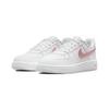 Nike Air Force 1 Slip Resistant Abrasion Resistant Low Top Skateboard Shoes White Pink Children Aged 3 7 Years Old CZ1685-104