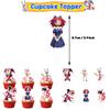 The Amazing Digital Circus Party Supplies Including Banner Cake Topper Balloon