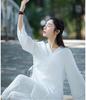 Women's Ethnic-Style Cotton Linen Zen Suit - Perfect for Tea Ceremony, Tai Chi, or Yoga