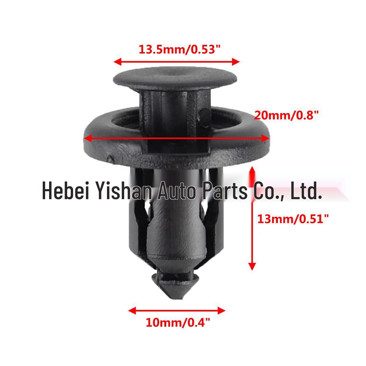 

Пластиковая клипса-пистон Honda 91503-SZ3-003 для крепления бампера Yes чёрный