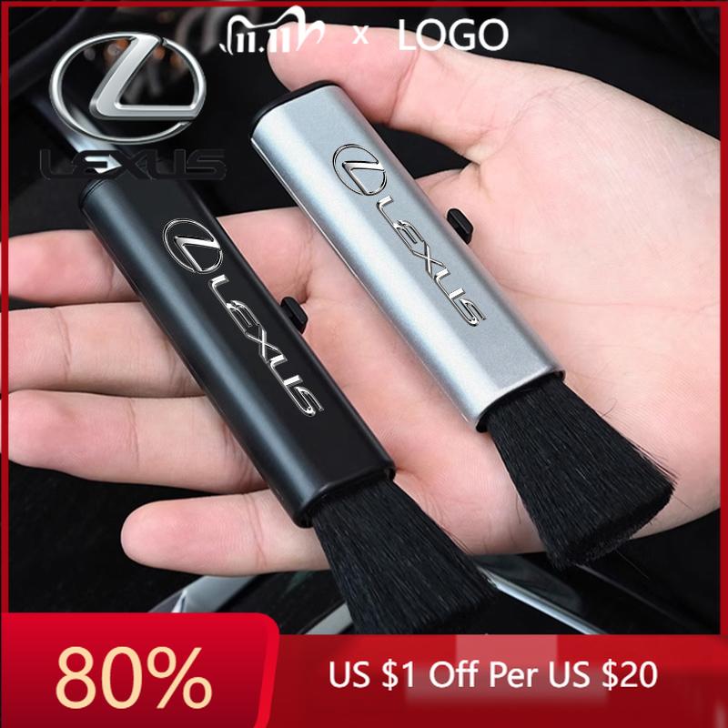 2026 Hot Interior Stickers 1Pcs PPS Car Retractable Cleaning Brush Artificial Wool Small For Lexus F SPORT GX460 Ct200h IS250 E