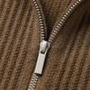 SNOWFLYING Women's 100% Merino Wool Half-Zip Hooded Ribbed Sweater