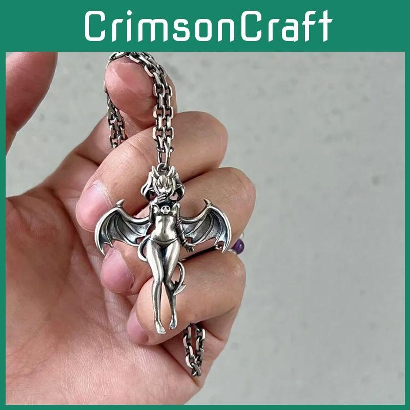 Silver Angel Trendy Character Necklace Durable Zinc Alloy Casual Use Decoration