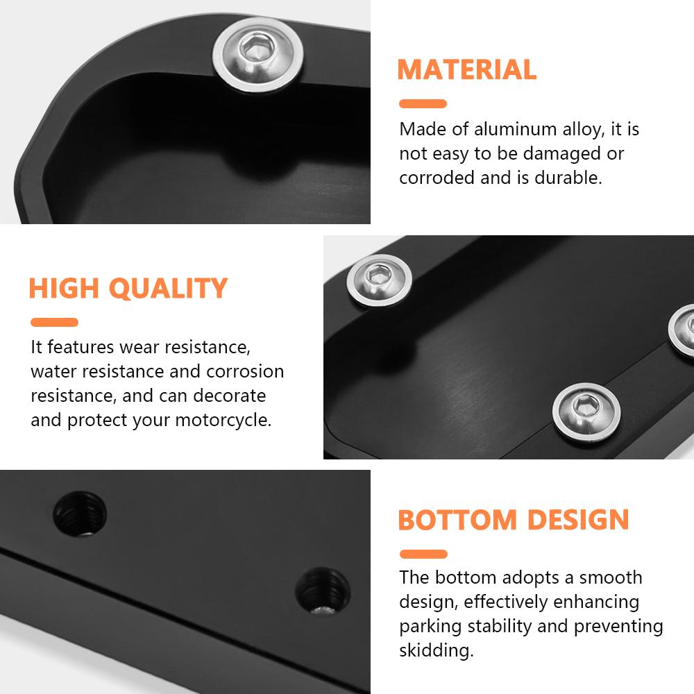 For BMW R1300 RT R 1300 RT R 1300RT Side Stand Enlargement Motorcycle Accessories Aluminum Extension Kickstand Pad R1300RT 2025