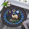 Wild Cats Symbols Round Area Rug Under Office Chairs Bedroom Living Room Home Decor
