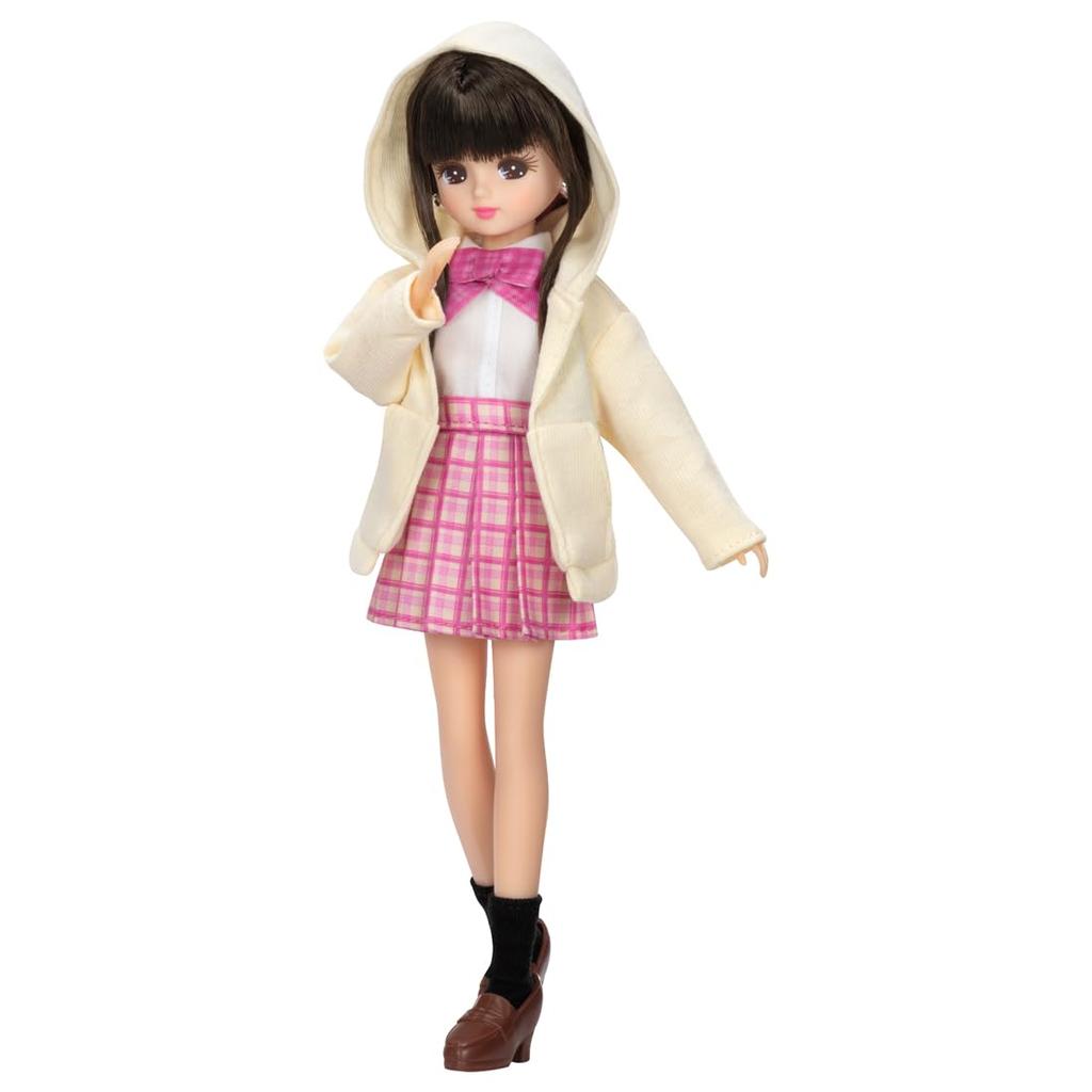 TAKARA TOMY Licca-chan Doll LD-06 School Life Dress-up Playset for Ages 3 and Up