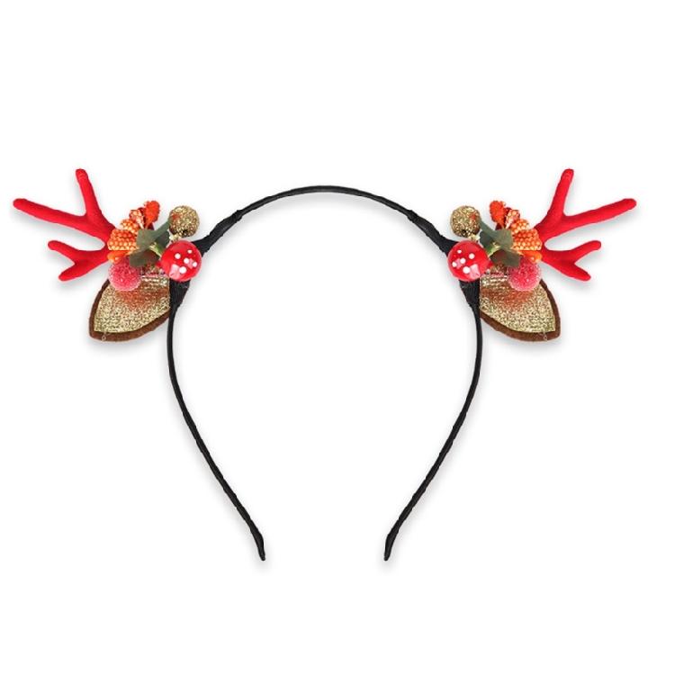 Light Weight Reindeers Antlers Headbands Plastic Hair Decoration For Christmas Parties Costume Accessories