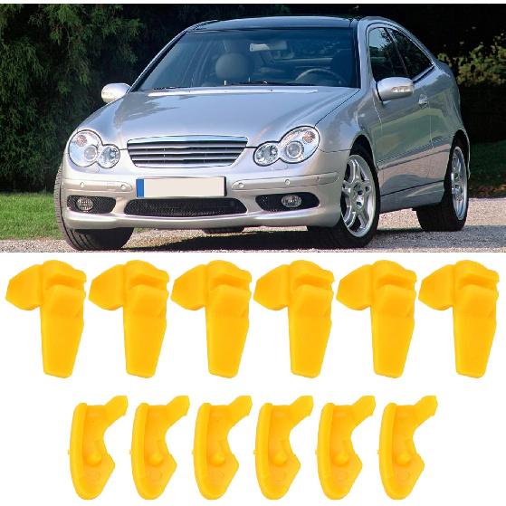 Mount Demount Duck Heads, 6 Pairs Plastic Tire Machine Mount Demount Duck Heads Inserts Wheel Rim Protector Tire Demount Head for Tyre Changer