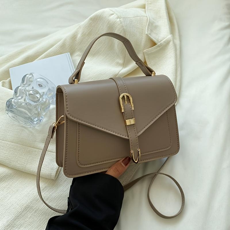 An Elegant Women'S Crossbody Bag, Suitable for Women And Men, Single-Color Crossbody Bag, Adjustable Shoulder Strap, Zipper Closure