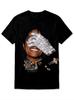 Michael Jackson King Of Pop Rhinestone Graphic T Shirt