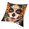 Catrina Cushion Cover Double Side Print Mexican Sugar Skull Girl Floor Pillow Case Living Room Custom Pillowcase Home Decoration