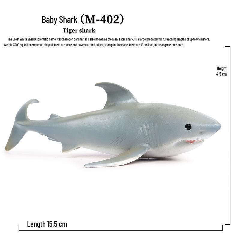 Children s Marine Animal Toy: Solid Megalodon Shark Figurine