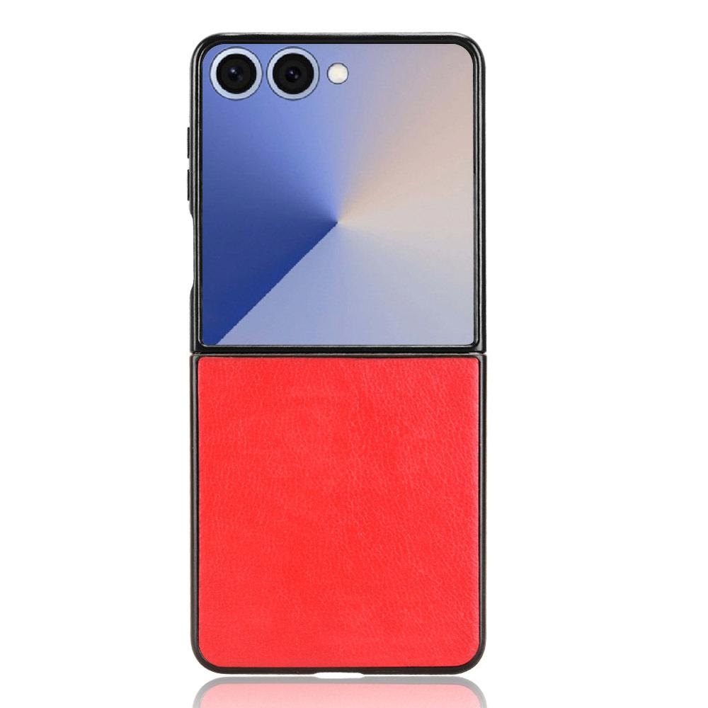 case for Samsung Galaxy Z Flip 7 FE Litchi pattern phone case protective cover hard shell full coverage Anti-Fingerprint plain