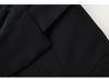 European & American Style Fashionable Silk Satin Lapel Jacket with Rhinestone Embellishments - Women's Suit Dress New Arrival