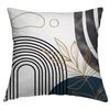 Modern Abstract Simple Pillowcase Golden Decorative Pillow Cushion Cover Household Products