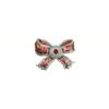 Retro Pearl Bow Brooch for Women, Elegant Enamel Rhinestone Pin for Coat Dress Decoration, Vintage Style Jewelry Gift for Her