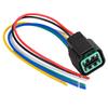 PB62506027 6 Way 2Pcs Headlight Headlamp Connector Adapter Harness Cable Wire Wiring Plug Pigtail Fit for Kia Sportage 2005-2010