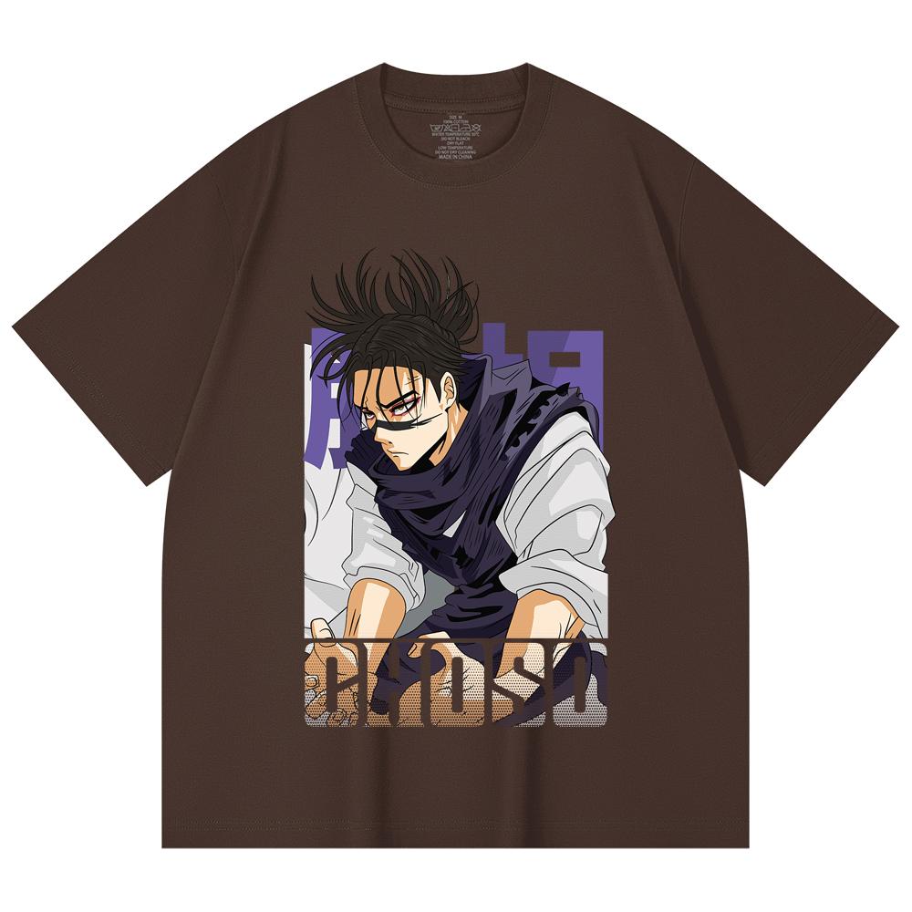 230 Gsm 100% Katoen Jujutsu Kaisen V29 Choso Print Unisex Zwaar Katoen T-shirt