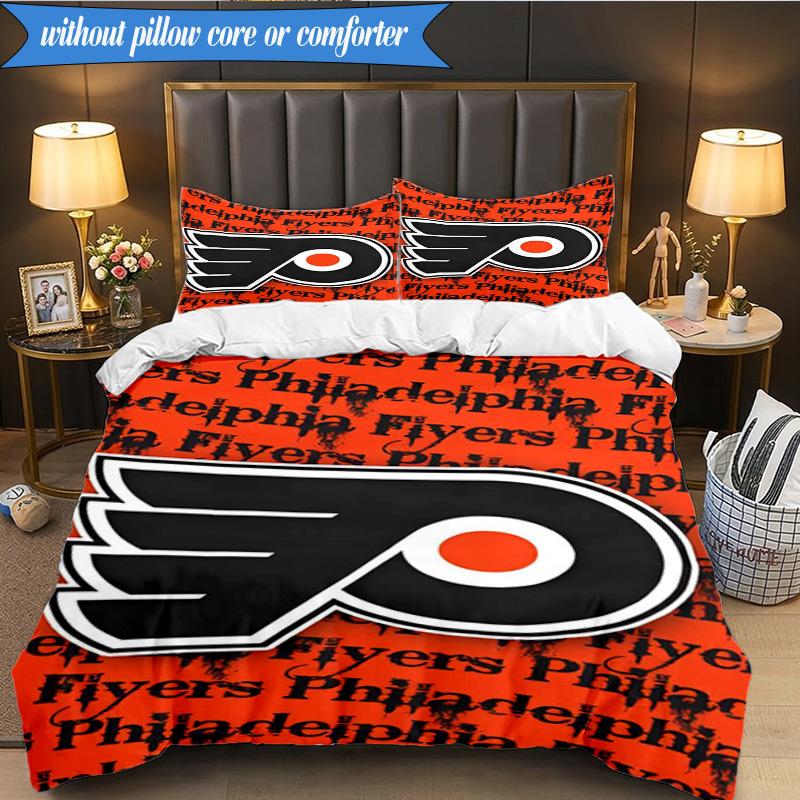 3PCS Flyers Team Logo Art Bedding Set,Including 1pc Duvet Cover And 2pcs Pillowcases Perfect for Bedroom, Dormitory, Fan Christmas gift