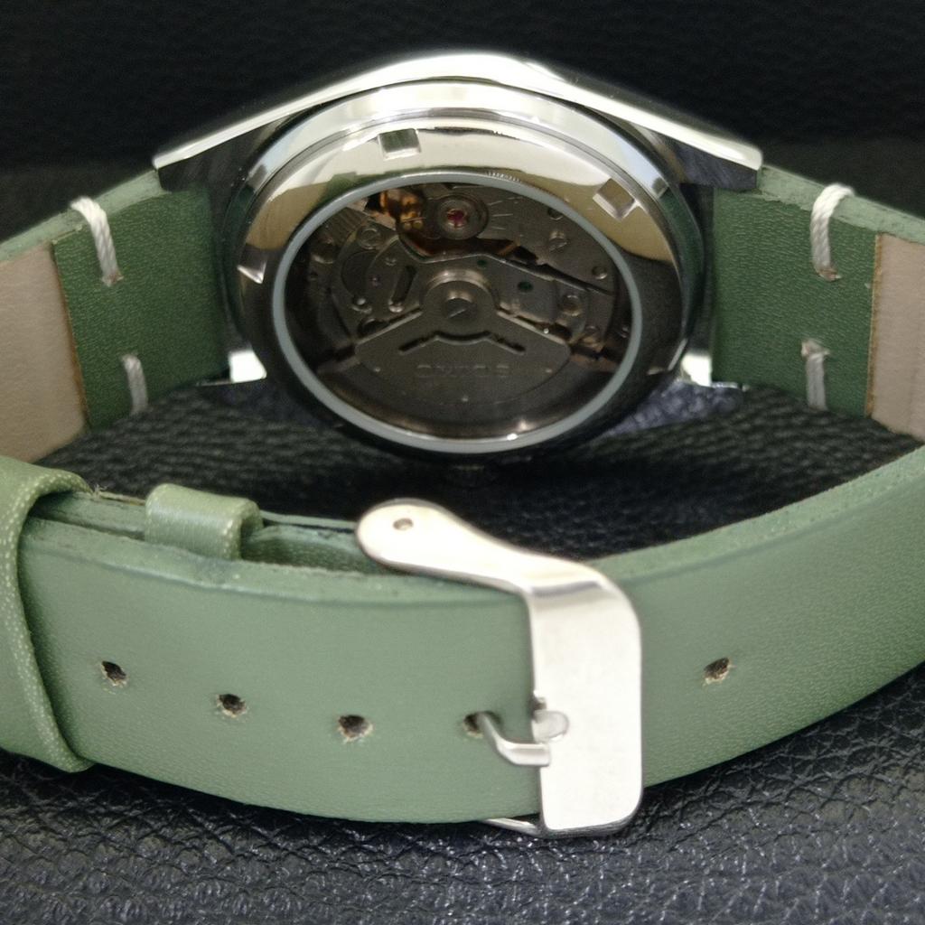 REFURBISHED SEIKO 5 AUTOMATIC 6309A VINTAGE JAPAN MENS GREEN WATCH a441263-4 Sk-a441263
