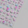 Beach Shell Swim Ring Bikini Watermelon Cat Ice Cream Crab Sunglass Coconut Tree Flowers Fruits Nail Art Stickers Decals