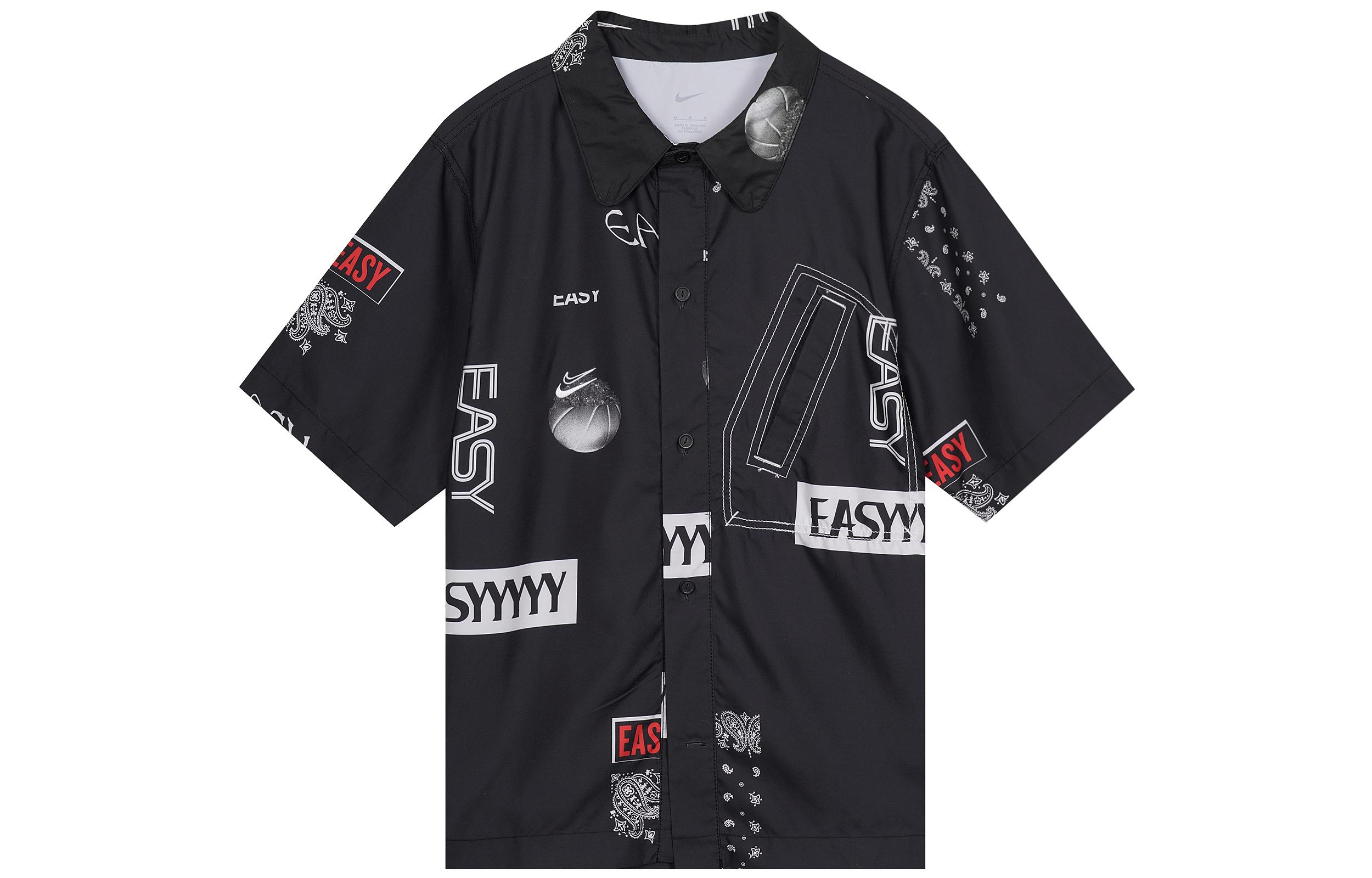 Nike Shirts Men s Black Lapel Moderate Other DO4024-010 XL