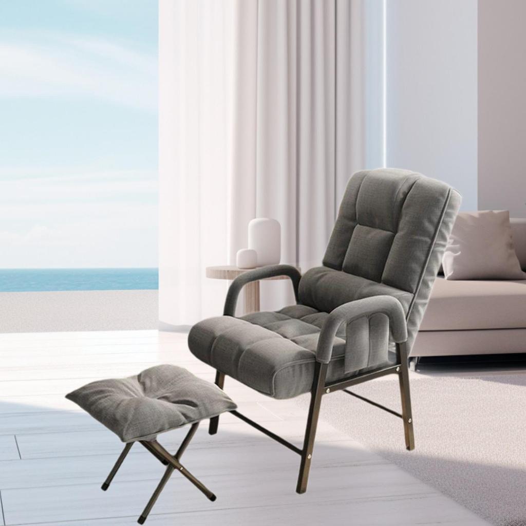 Folding Reclining Chair Adjustable Backrest Executive Chair Lazy Sofa Chair Comfortable Gaming Chair Desk Chair Office Chair