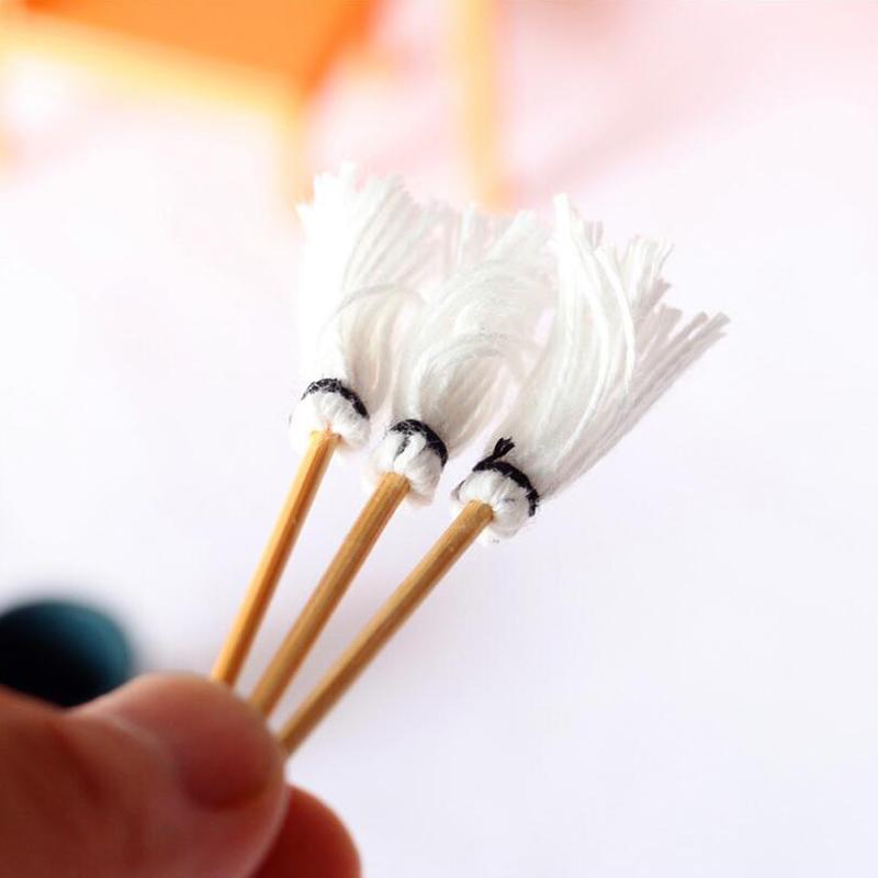 Garden Tools Dollhouse Mini Broom Mop Bucket Diy Scenery Accessories 1/12 Scale