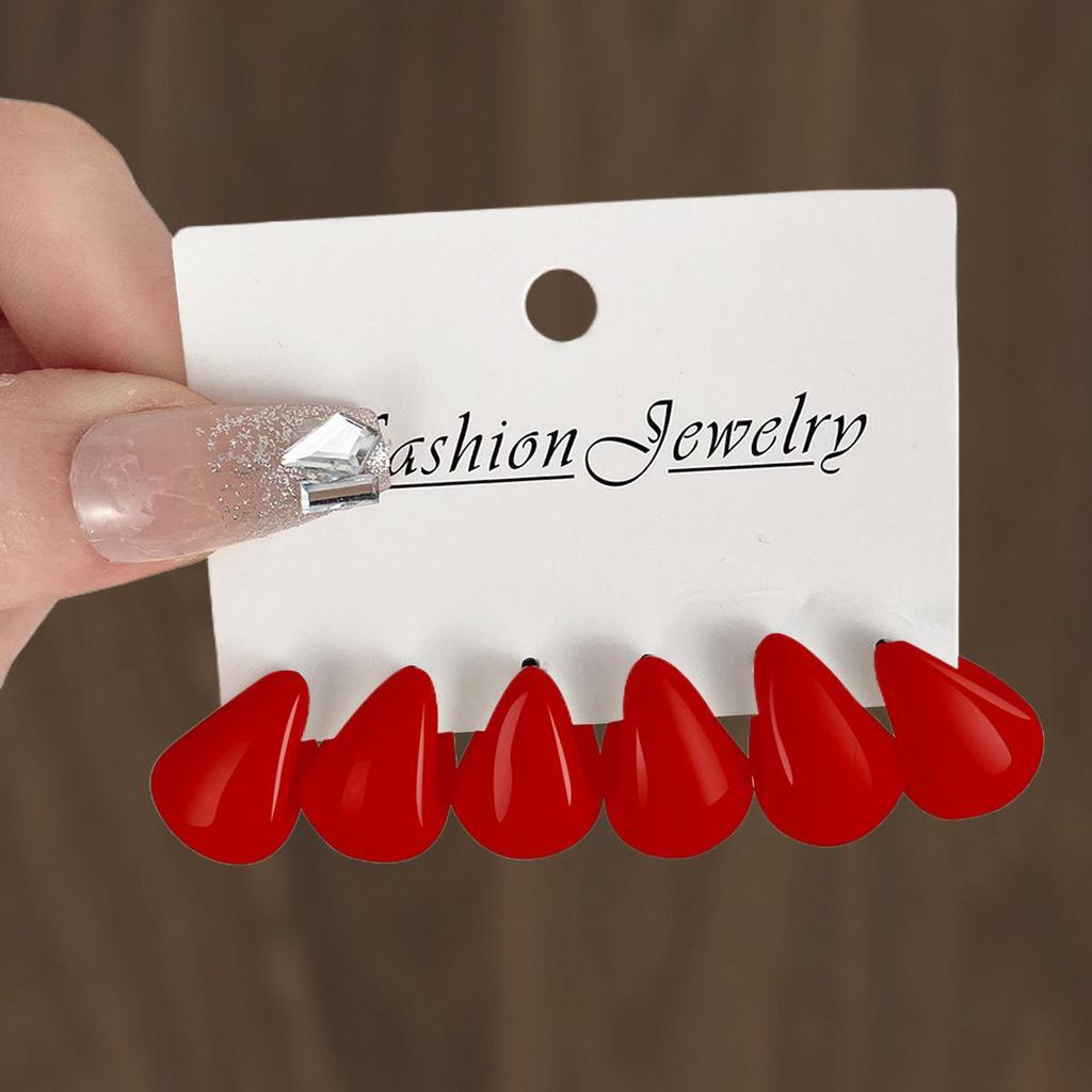 Mehrfarbige Wassertropfen-Ohrringe: Kühnes, Vielseitiges Design mit europäischem und amerikanischem Flair